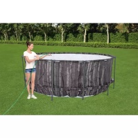 Bestway 5619K BW Каркасный бассейн Steel Pro Max 366х122см, 10250л, с навесом, фил.-насос 2006л/ч, лестница, тент